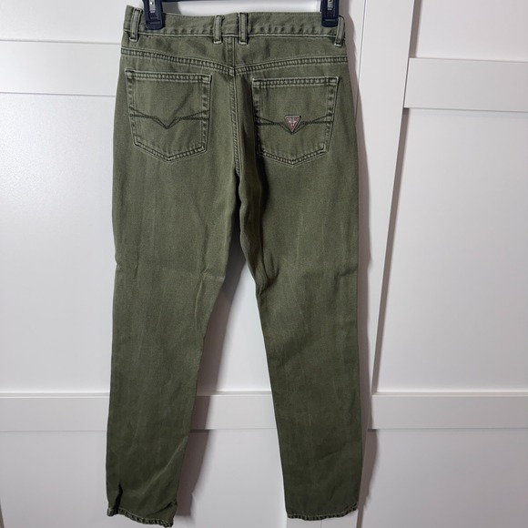 Guess Jeans Boys Straight Leg Size 16 Green - Picture 1 of 16